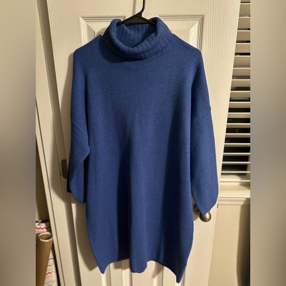 Pomander Place Vibrant Blue Turtleneck Sweater - Picture 3 of 3